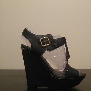 Black wedge Sandal